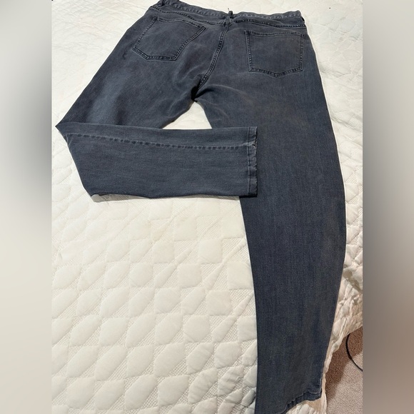 A-Frame (Stitchfix) Mens Charcoal Jeans Size 36 - Picture 8 of 10